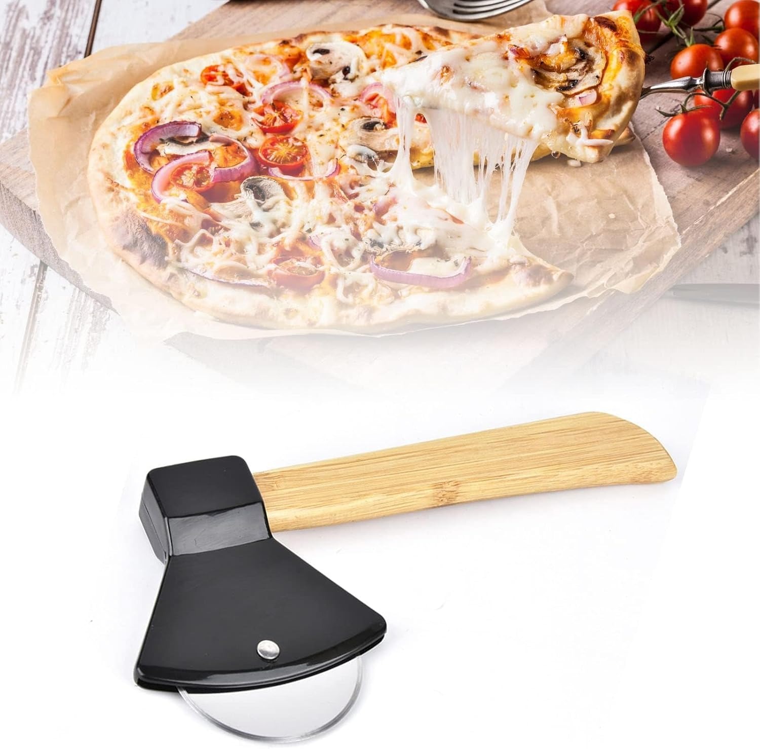 Cool Axe Shaped Pizza Cutter w - Kitchen Gadgets For Dad บทวิจารณ์และราคา