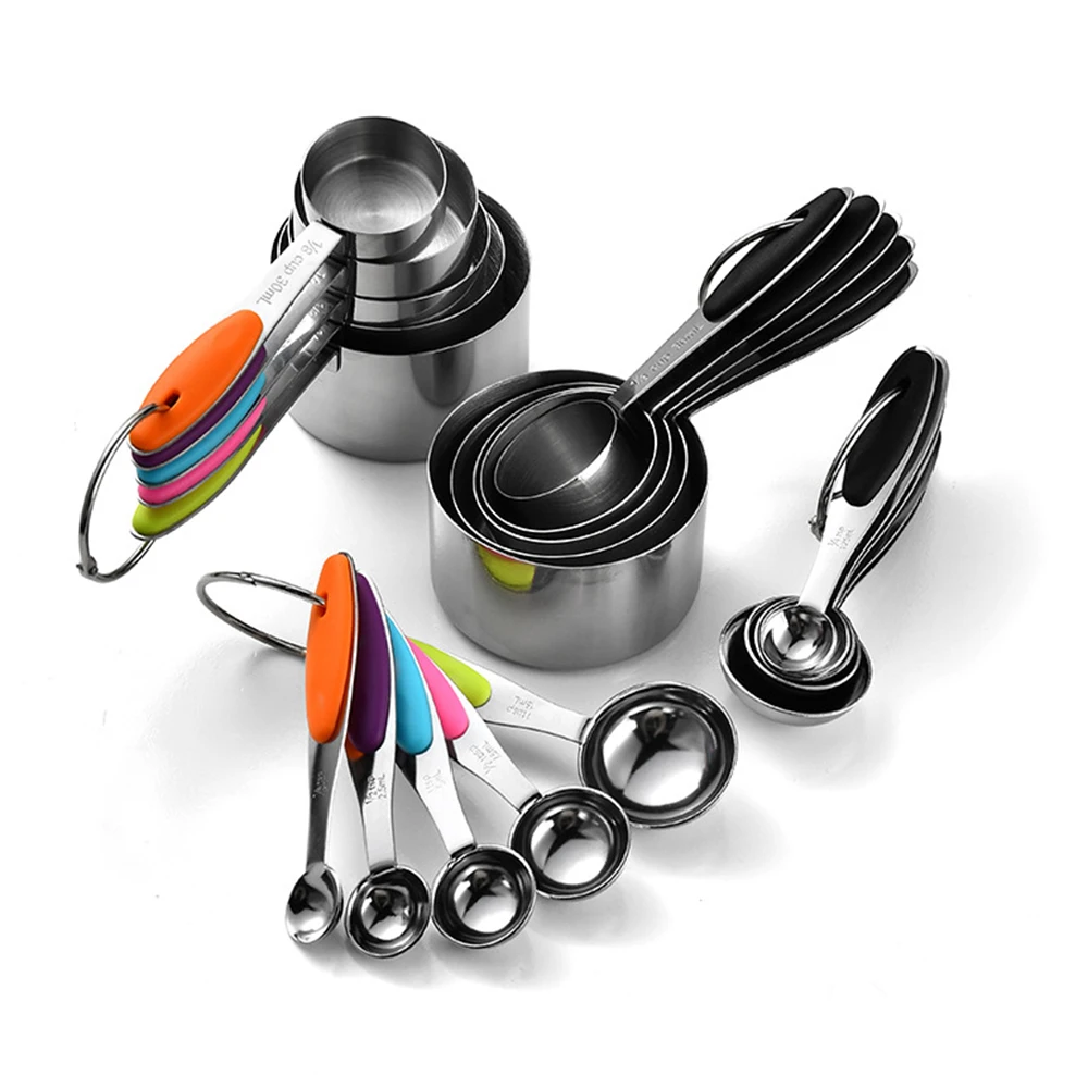 5/10Pcs Stainless Steel Measur - Kitchen Gadgets Products บทวิจารณ์และราคา
