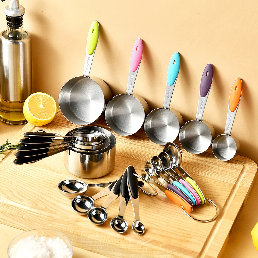5/10Pcs Stainless Steel Measur - Kitchen Gadgets Products บทวิจารณ์และราคา