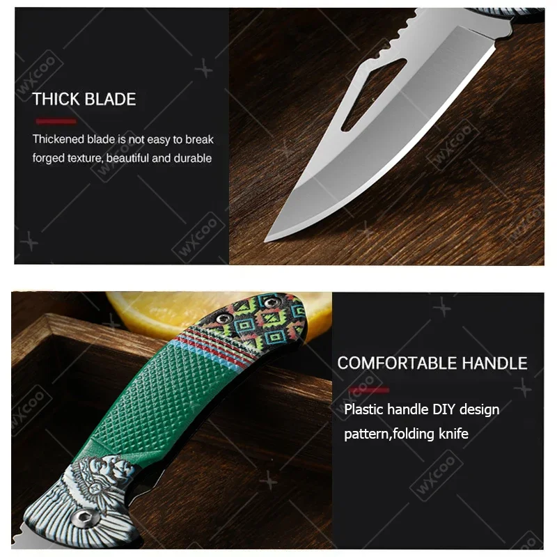 WXCOO Folding Knife Stainless  - Kitchen Gadgets Products บทวิจารณ์และราคา