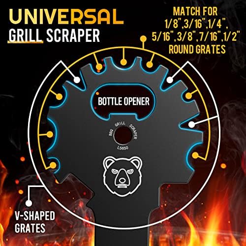 Grill Scraper Gift Set – Perfe - Kitchen Gadgets For Dad บทวิจารณ์และราคา