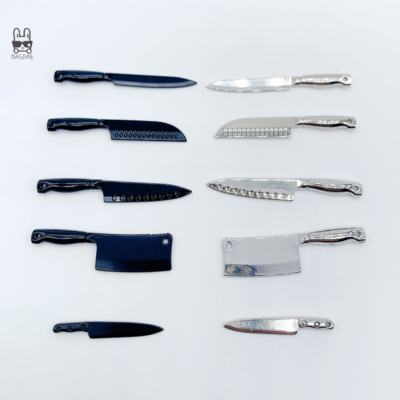 1/12 Dollhouse Mini Knives Mod - Kitchen Gadgets Products บทวิจารณ์และราคา