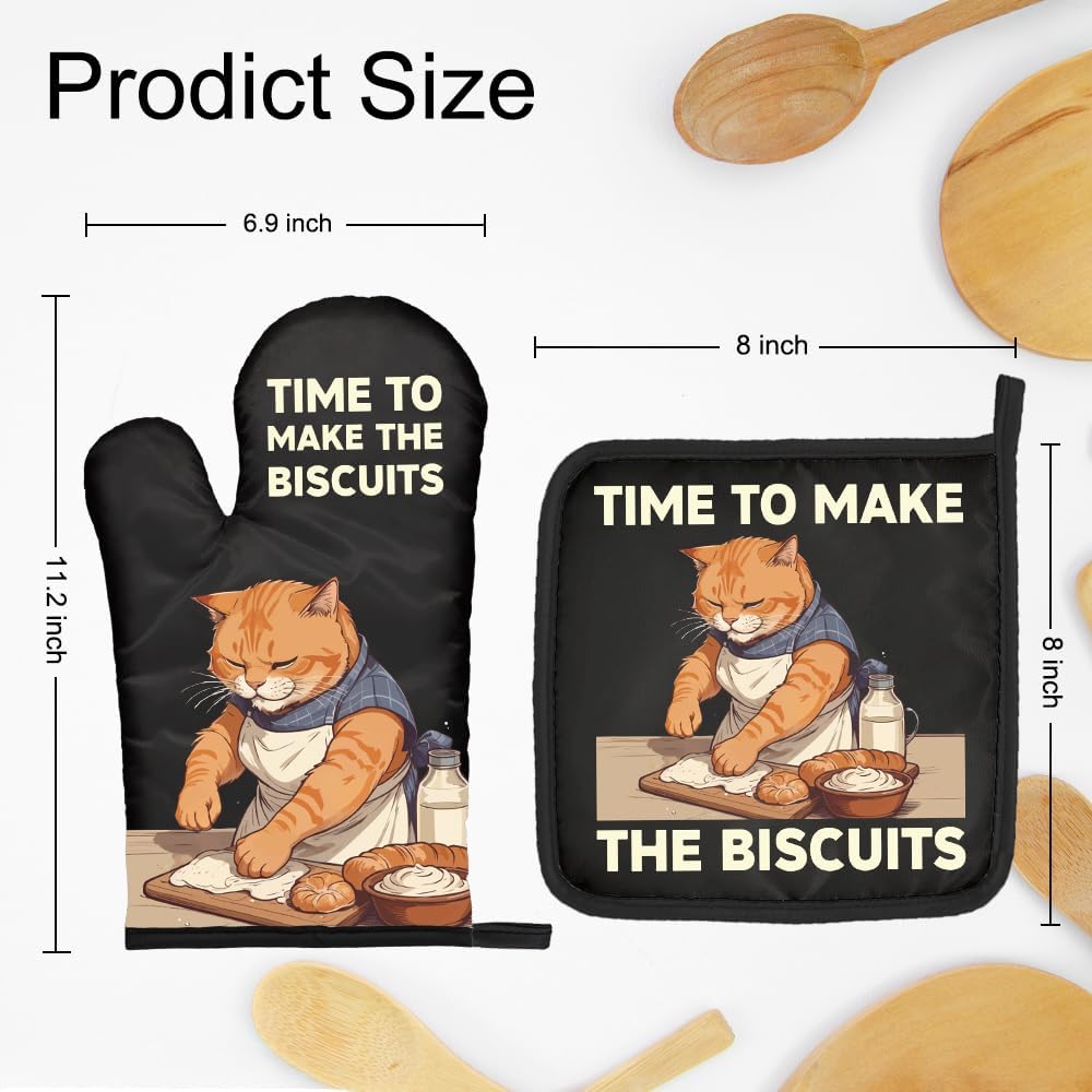 The Biscuits Funny Cat Oven Mi - Kitchen Gadgets For Dad บทวิจารณ์และราคา