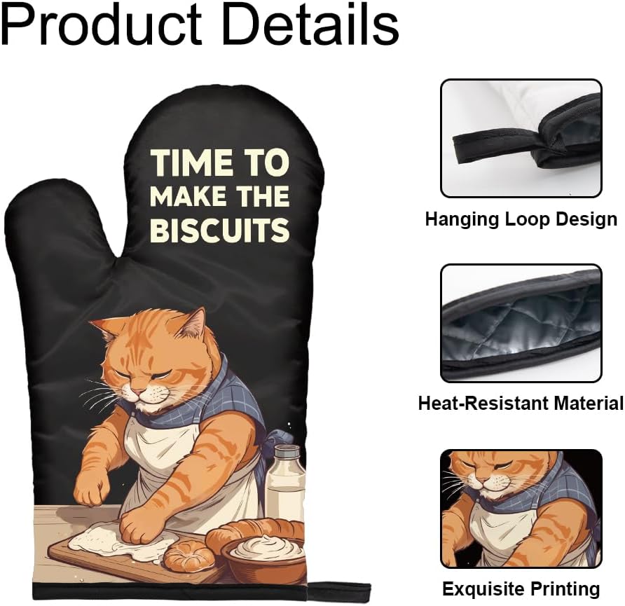 The Biscuits Funny Cat Oven Mi - Kitchen Gadgets For Dad บทวิจารณ์และราคา