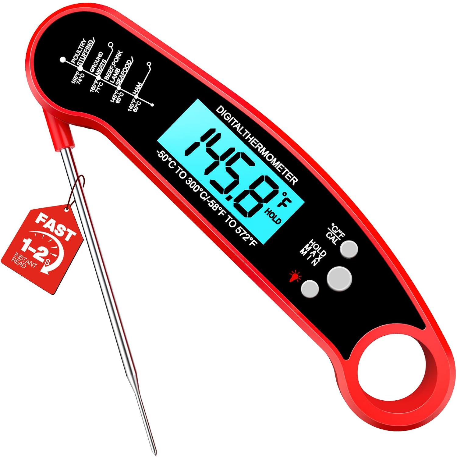 Meat Thermometer Digital – Ins - Kitchen Gadgets For Dad บทวิจารณ์และราคา