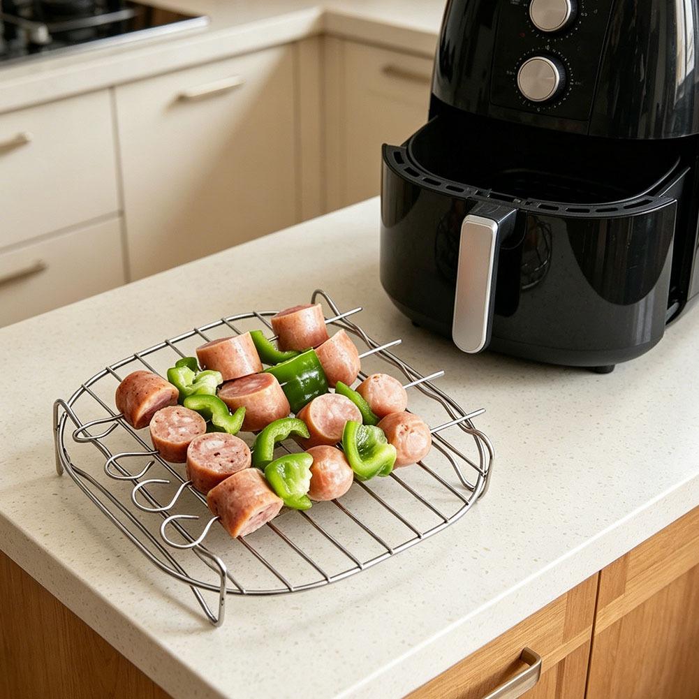 Air Fryer Square Grill Stainle - Kitchen Gadgets Products บทวิจารณ์และราคา