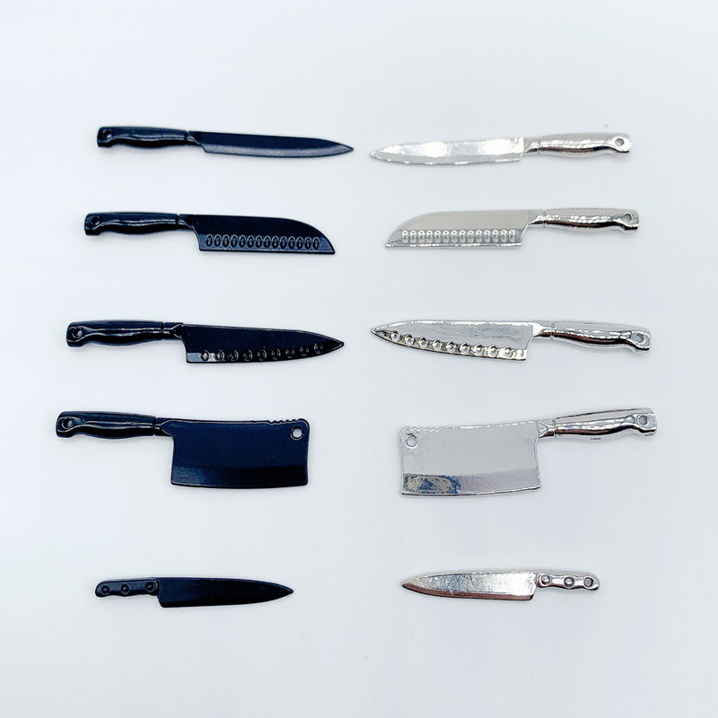 1/12 Dollhouse Mini Knives Mod - Kitchen Gadgets Products บทวิจารณ์และราคา