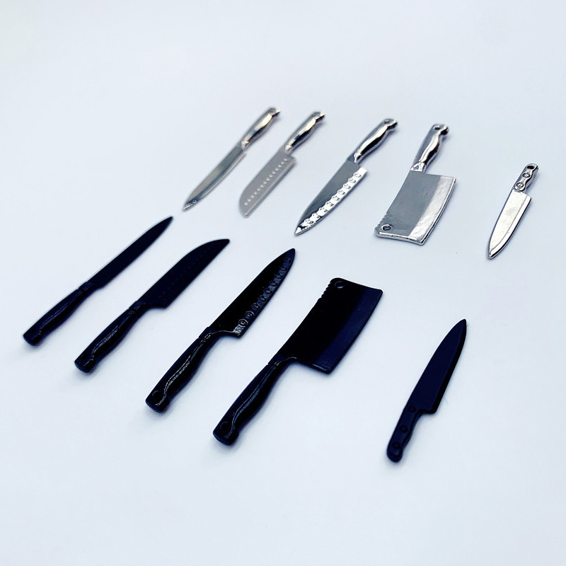 1/12 Dollhouse Mini Knives Mod - Kitchen Gadgets Products บทวิจารณ์และราคา