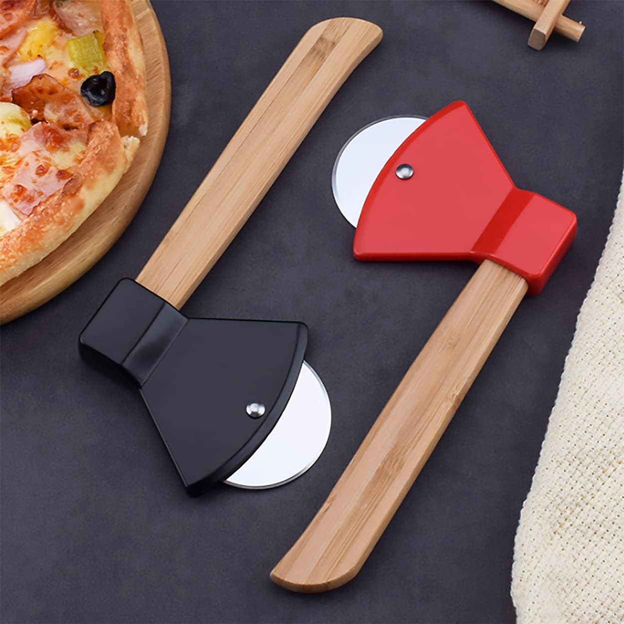 Funny Axe Design Pizza Cutter, - Kitchen Gadgets For Dad บทวิจารณ์และราคา
